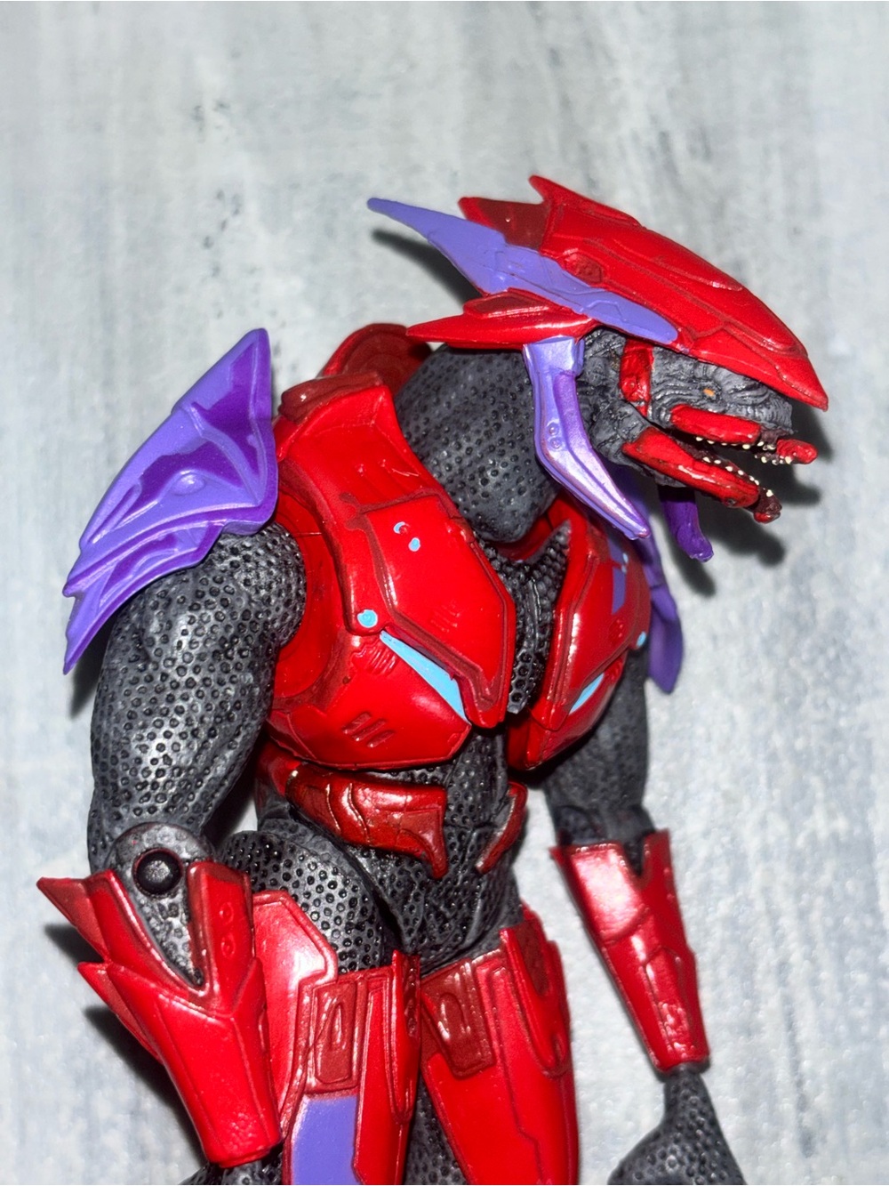 McFarlane Toys Halo 3 Team Slayer Guardian Elite Combat Action Figure 2009 Loose